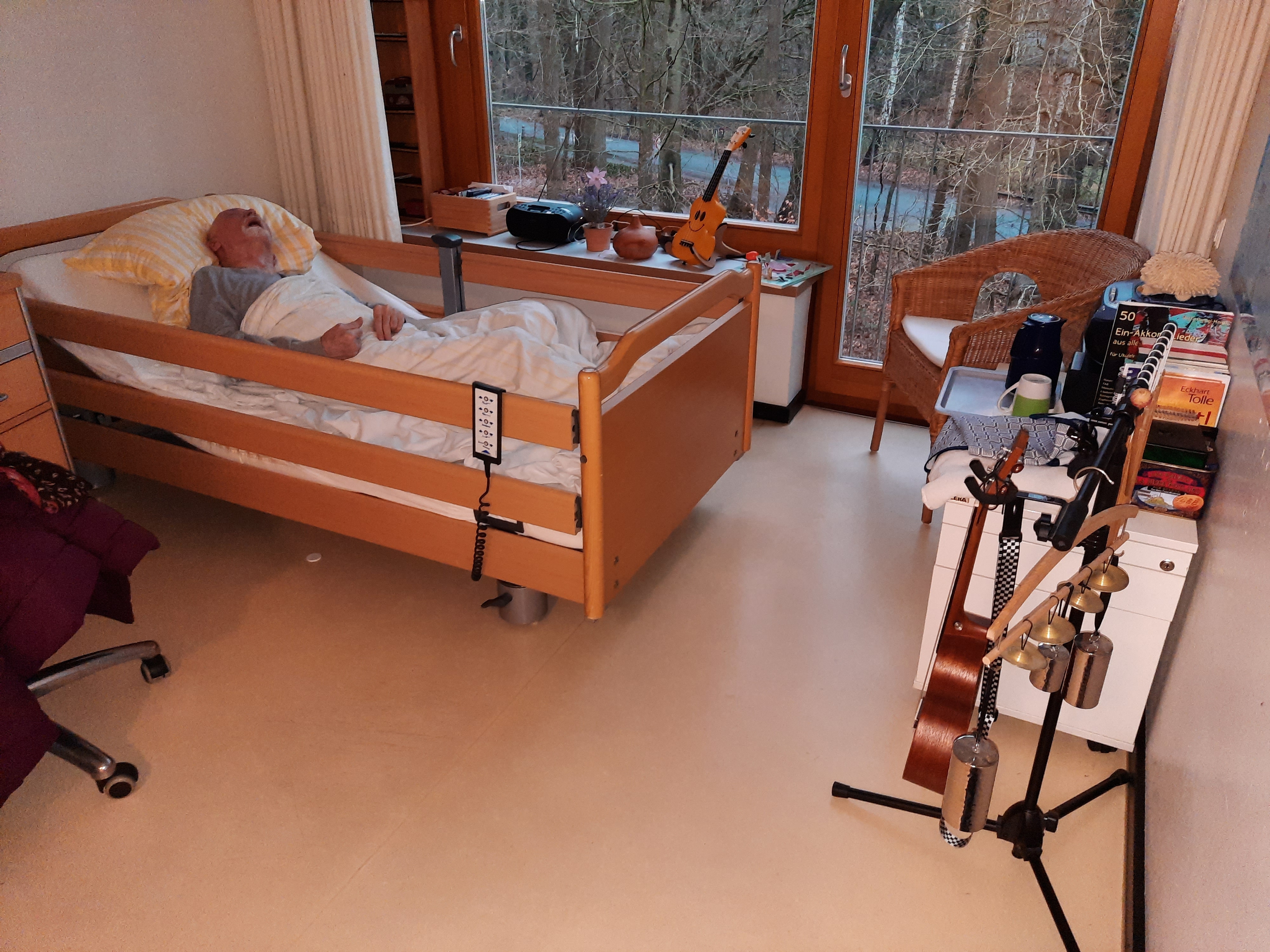 Herbert Henck im Pflegeheim